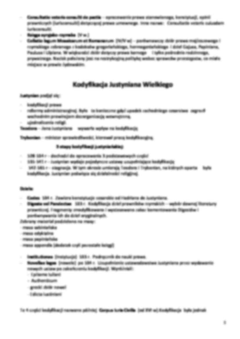 Kodyfikacja prawa rzymskiego - omówienie  - strona 2