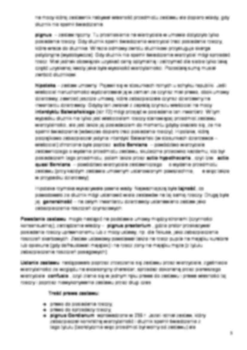 Przkładowe iura in re aliena - omówienie - strona 2