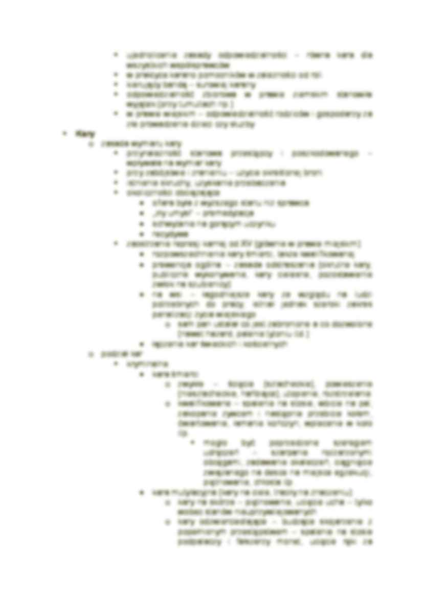 Przestępstwa i kary w RP Szlacheckiej - omówienie  - strona 3