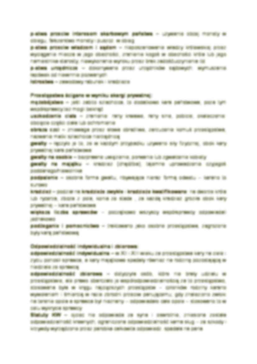 Przestępstwa i kary - omówienie  - strona 2