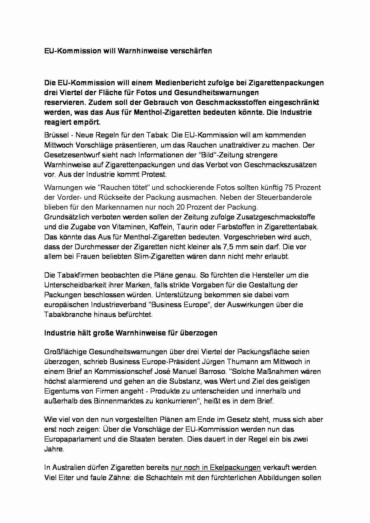 Referat o EU - omówienie - strona 1