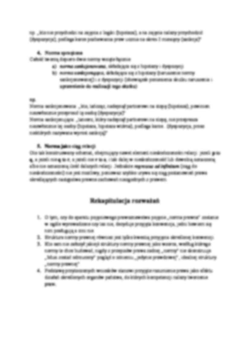 Konwencje dotyczące struktury norm prawnych - omówienie - strona 2