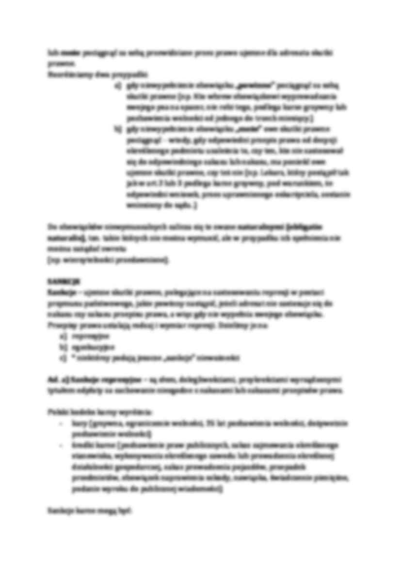 Skutki prawne i sankcje - omówienie  - strona 2