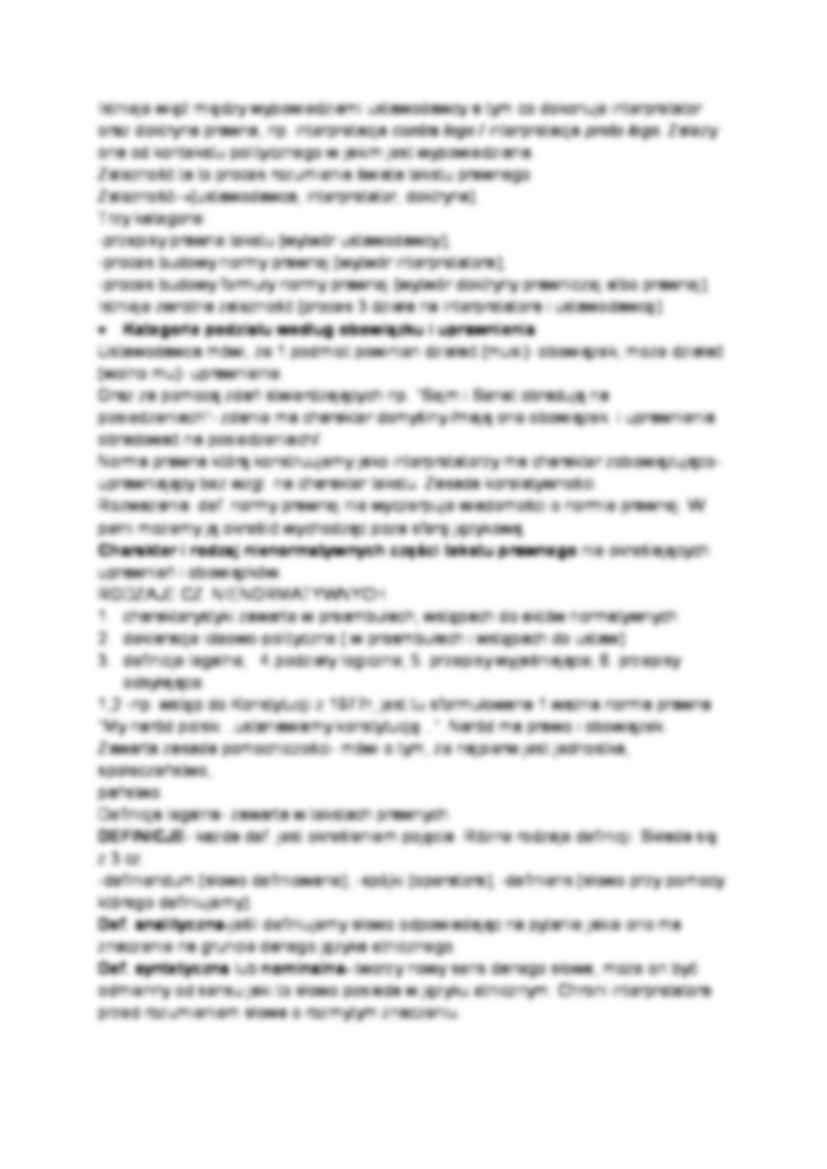 Tekst prawny i jego analiza - omówienie  - strona 2