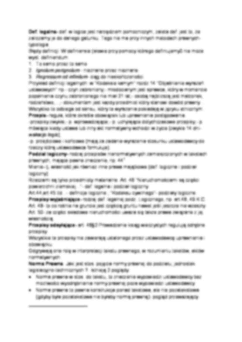 Tekst prawny i jego analiza - omówienie  - strona 3