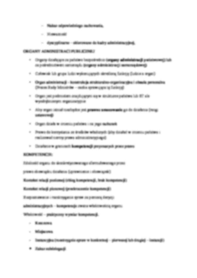 Organy administracji publicznej - omówienie  - strona 2