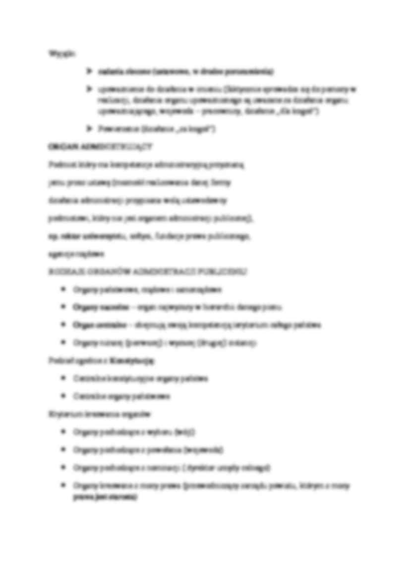 Organy administracji publicznej - omówienie  - strona 3