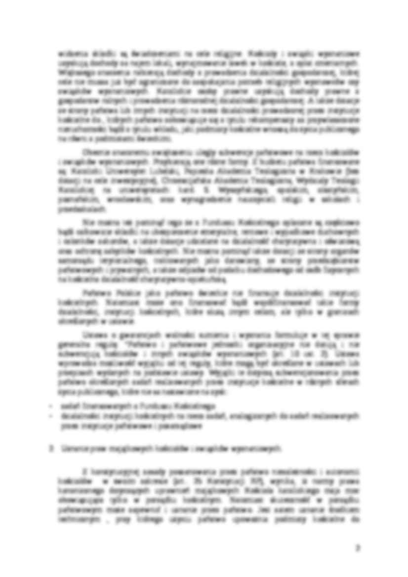 Prawo majątkowe, podatkowe i celne instytucji kościelnych - omówienie  - strona 2