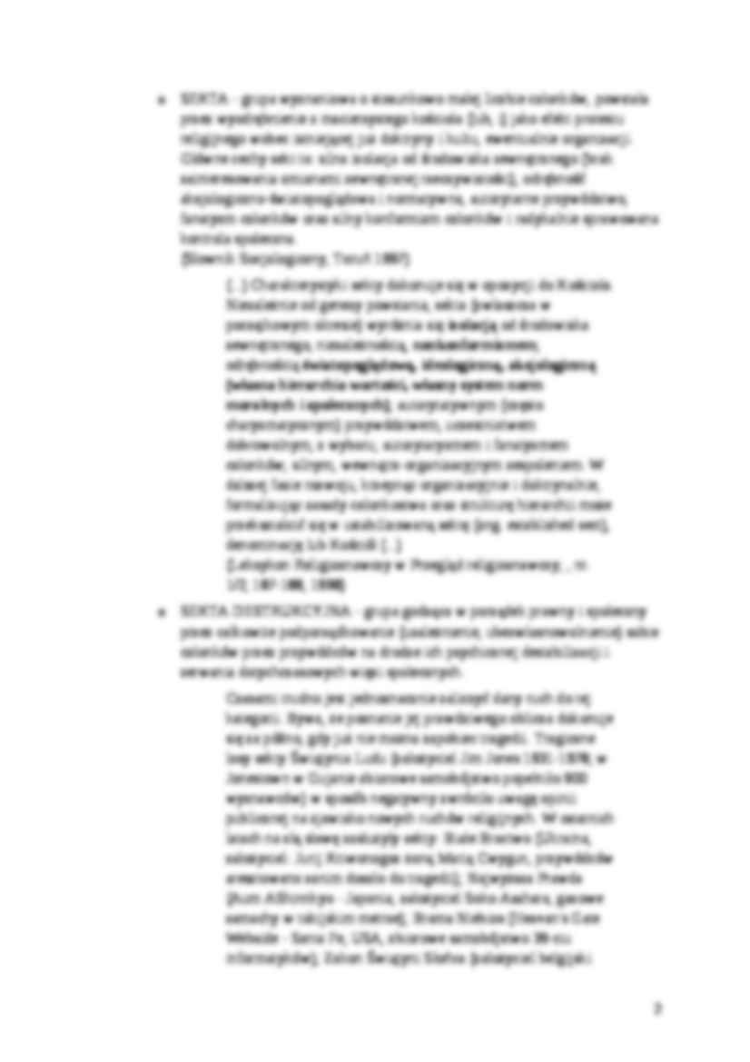 Sekta - omówienie  - strona 2