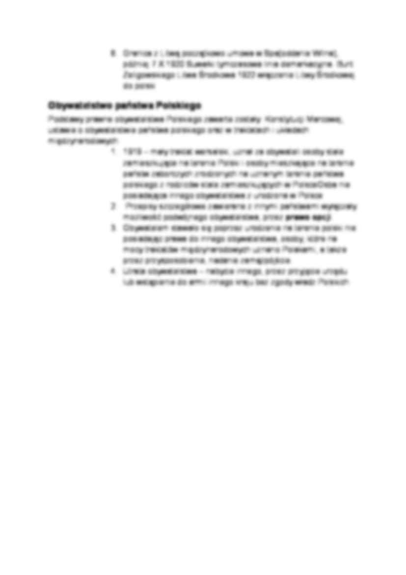 Odrodzenie państwa polskiego w 1918 - omówienie - strona 3