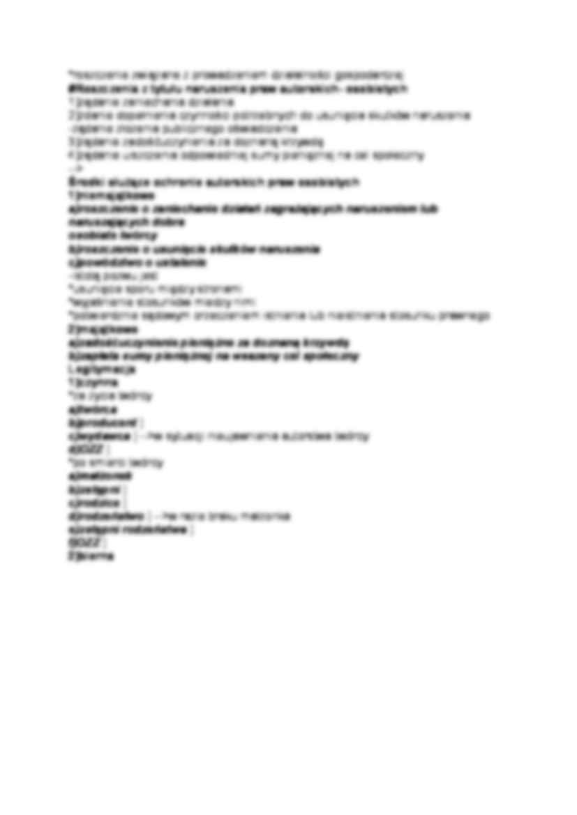 ODPOWIEDZIALNOŚĆ CYWILNA Z TYTUŁU NARUSZENIA AUTORSKICH PRAW MAJĄTKOWYCH I OSOBISTYCH - strona 2