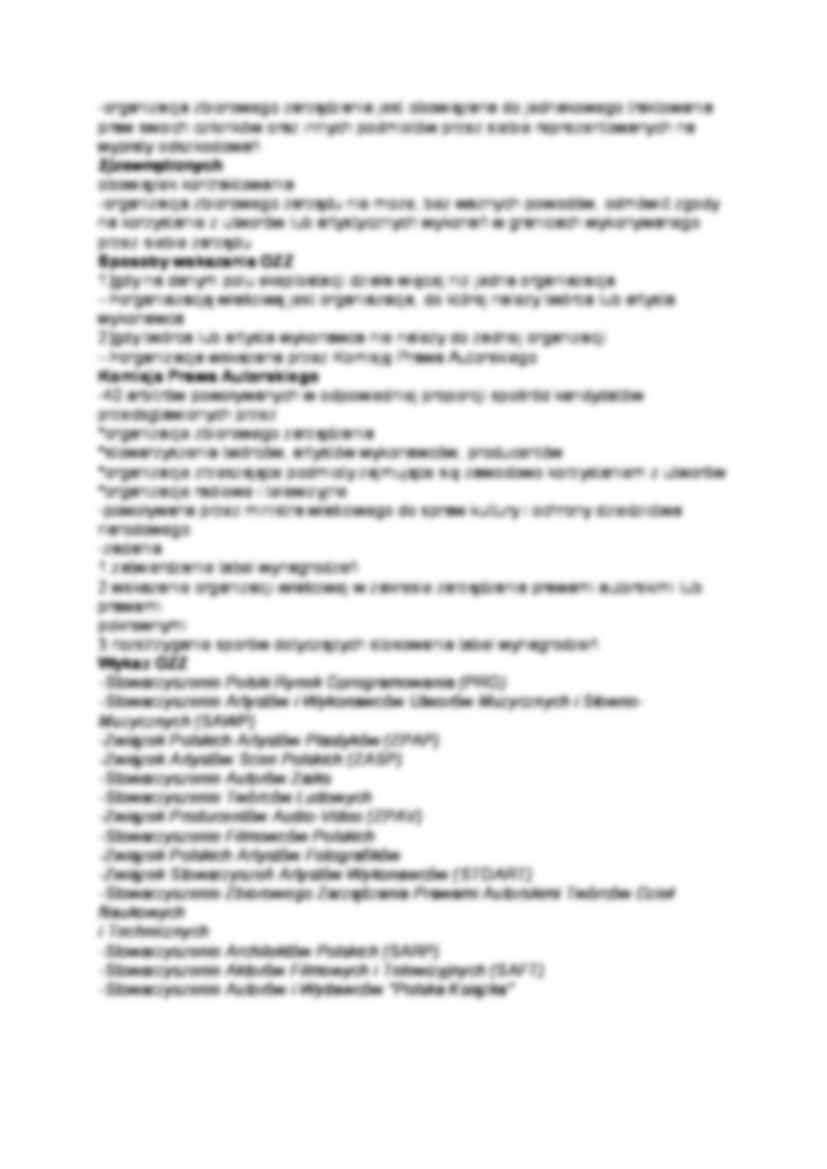 ORGANIZACJE ZBIOROWEGO ZARZĄDZANIA PRAWAMI AUTORKIMI LUB PRAWAMI POKREWNYMI - strona 2