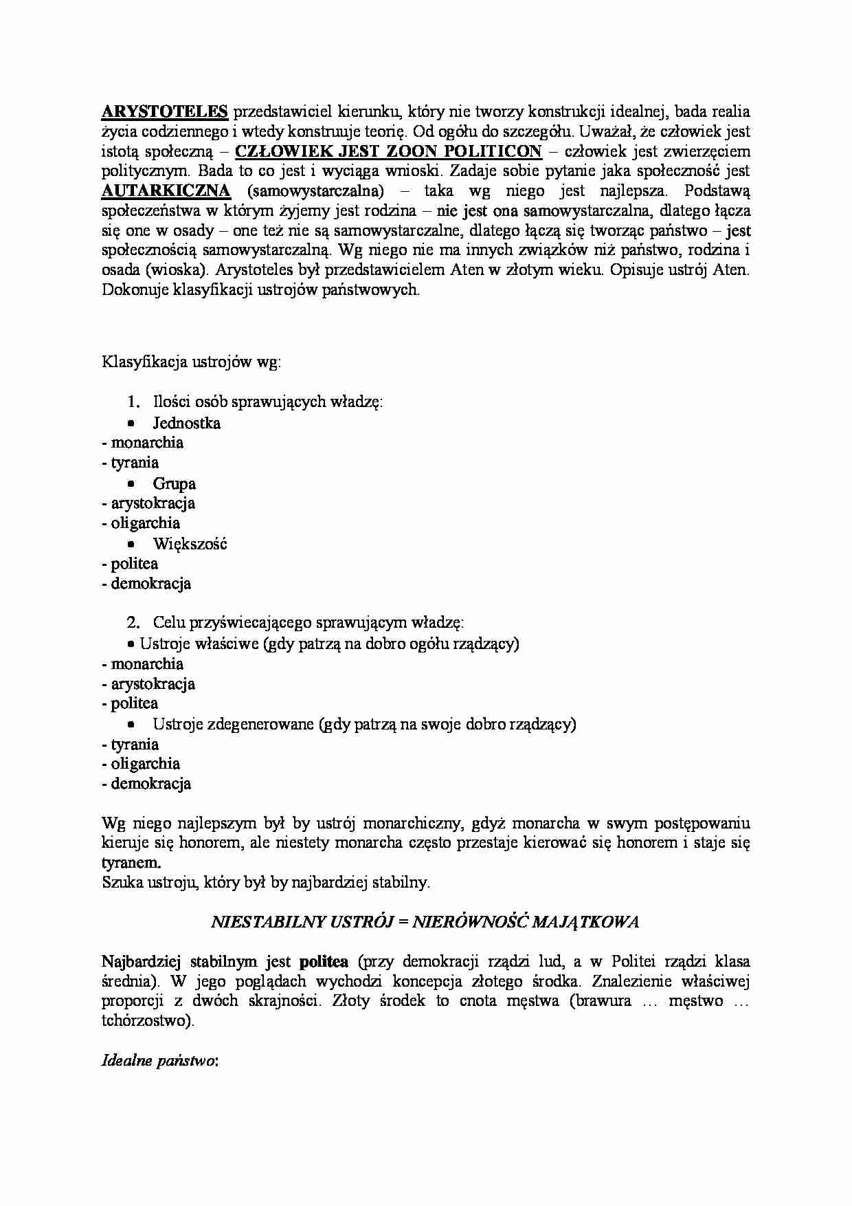 ARYSTOTELES - człowiek - strona 1