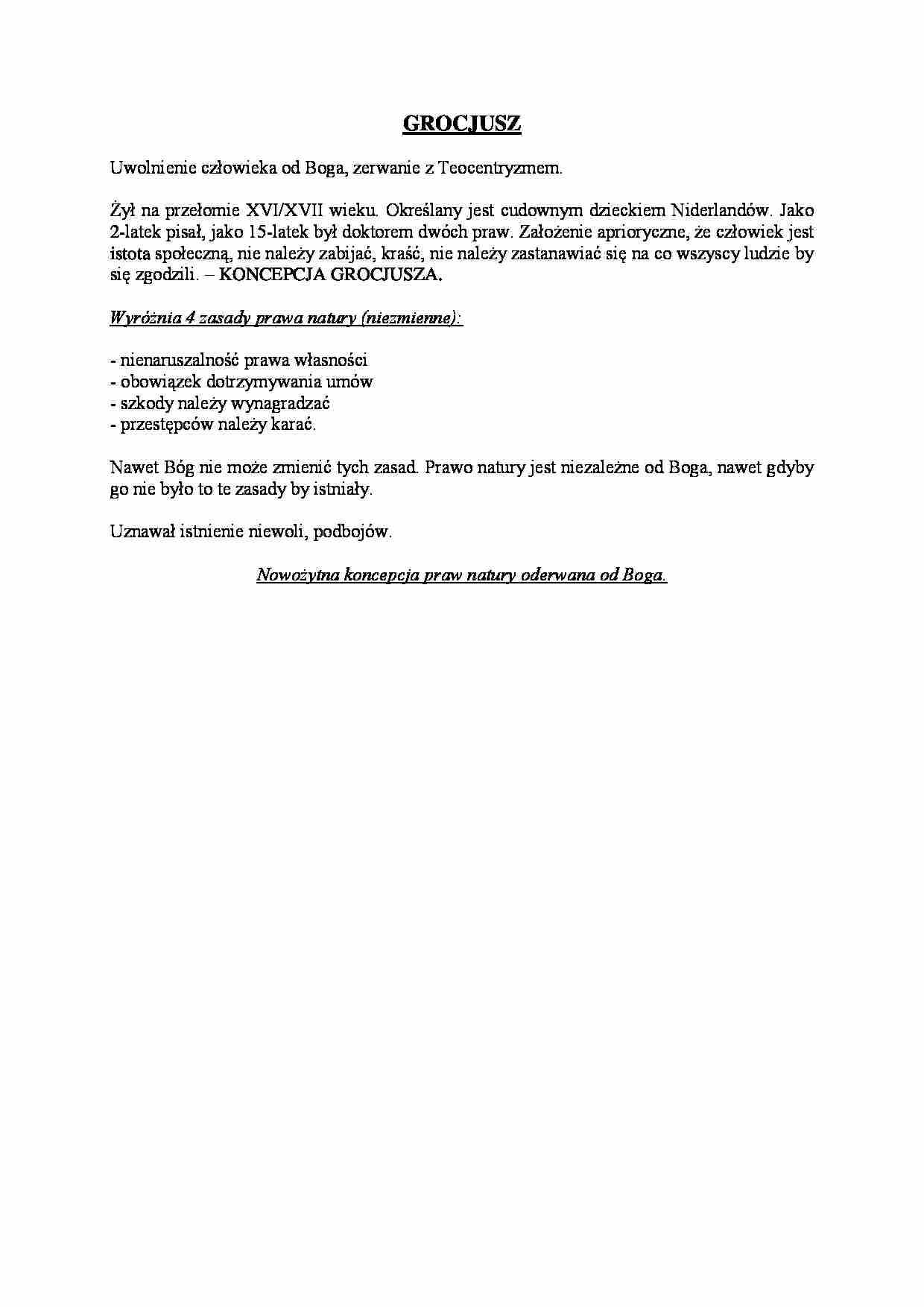 GROCJUSZ - strona 1
