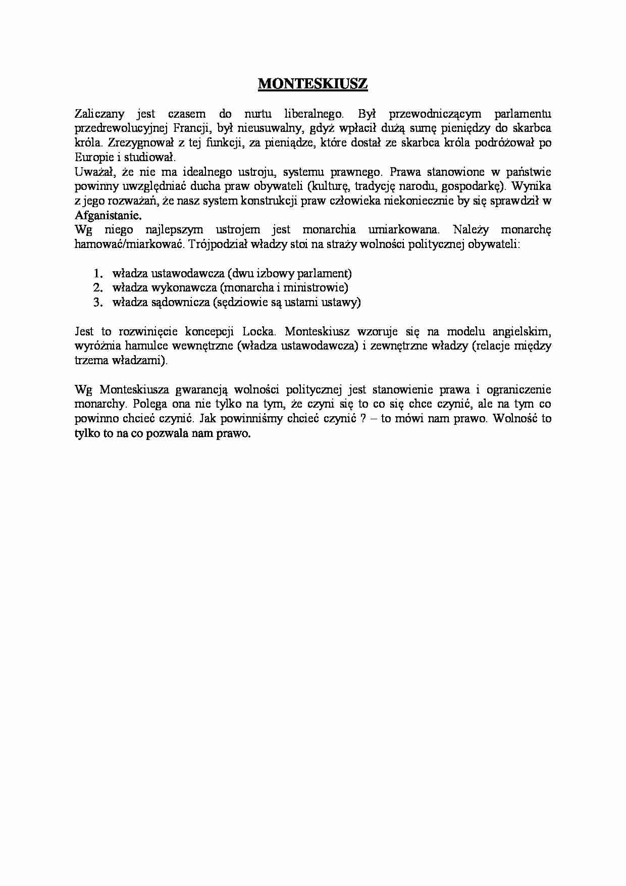 MONTESKIUSZ - strona 1