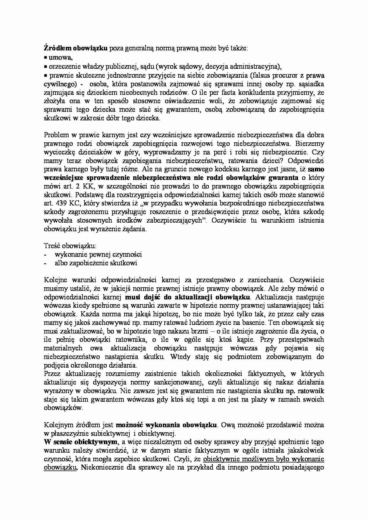 Źródła obowiązku - strona 1