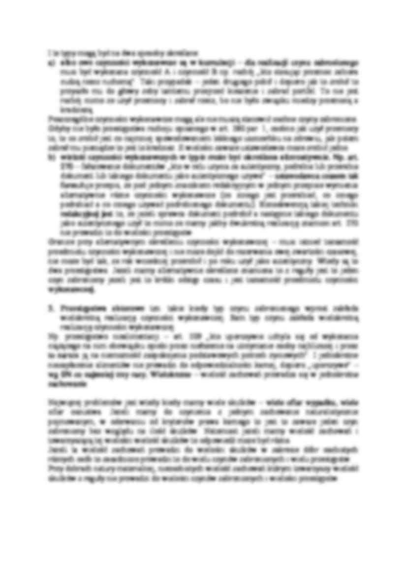 Jedność wielość czynów zabronionych, jedność wielość przestępstw - strona 3