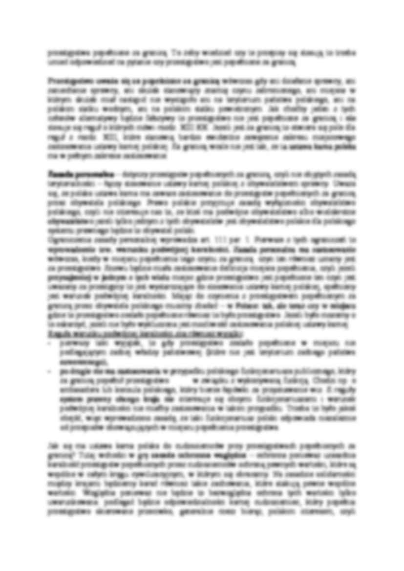 Zasady regulujące kwestię zakresu terytorialnego norm sankcjonujących - strona 2