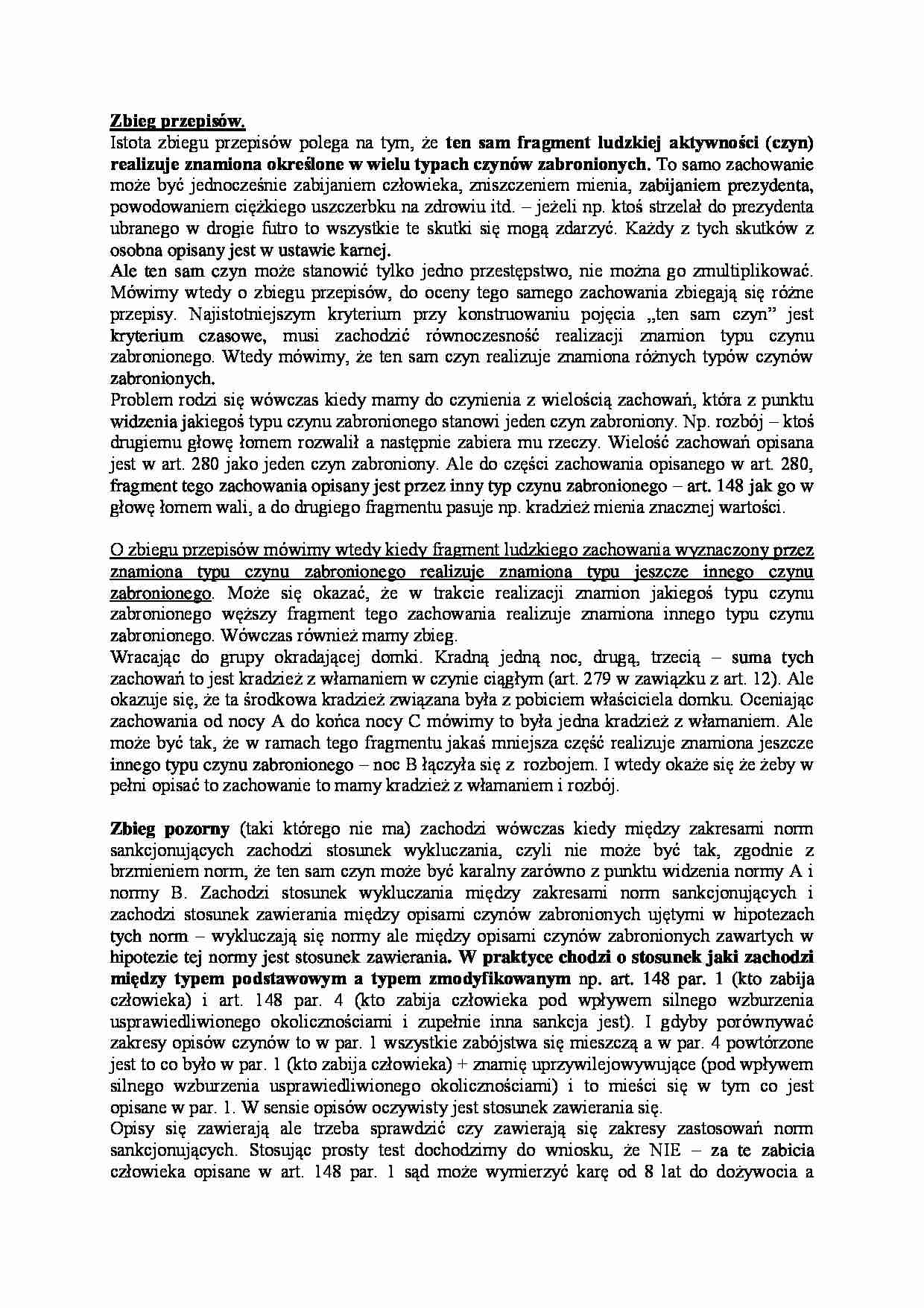 Zbieg przepisów - strona 1