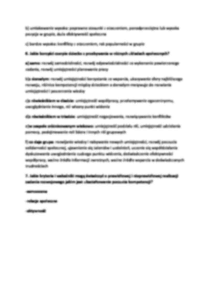 Diagnozowanie warunków rozwoju dziecka - omówienie  - strona 2