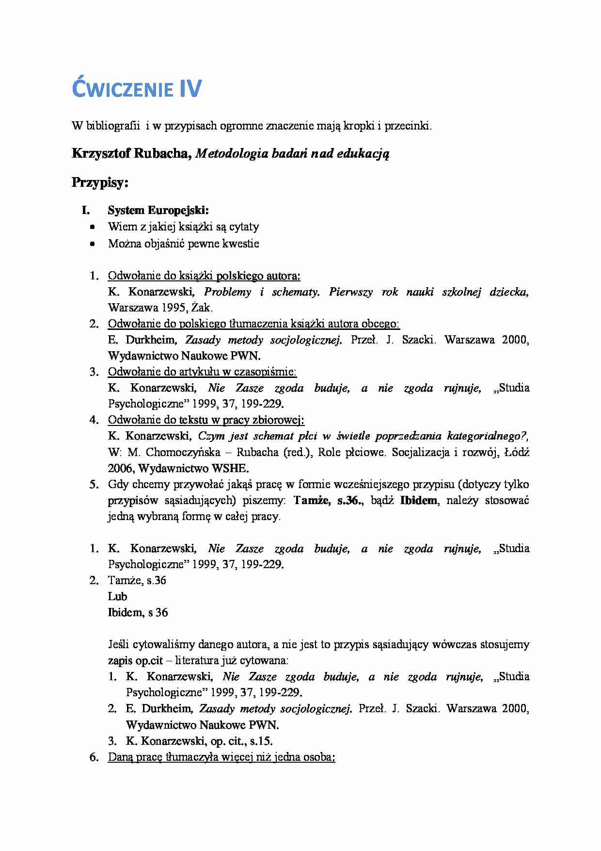 konstruowanie przypisów i bibliografii - strona 1