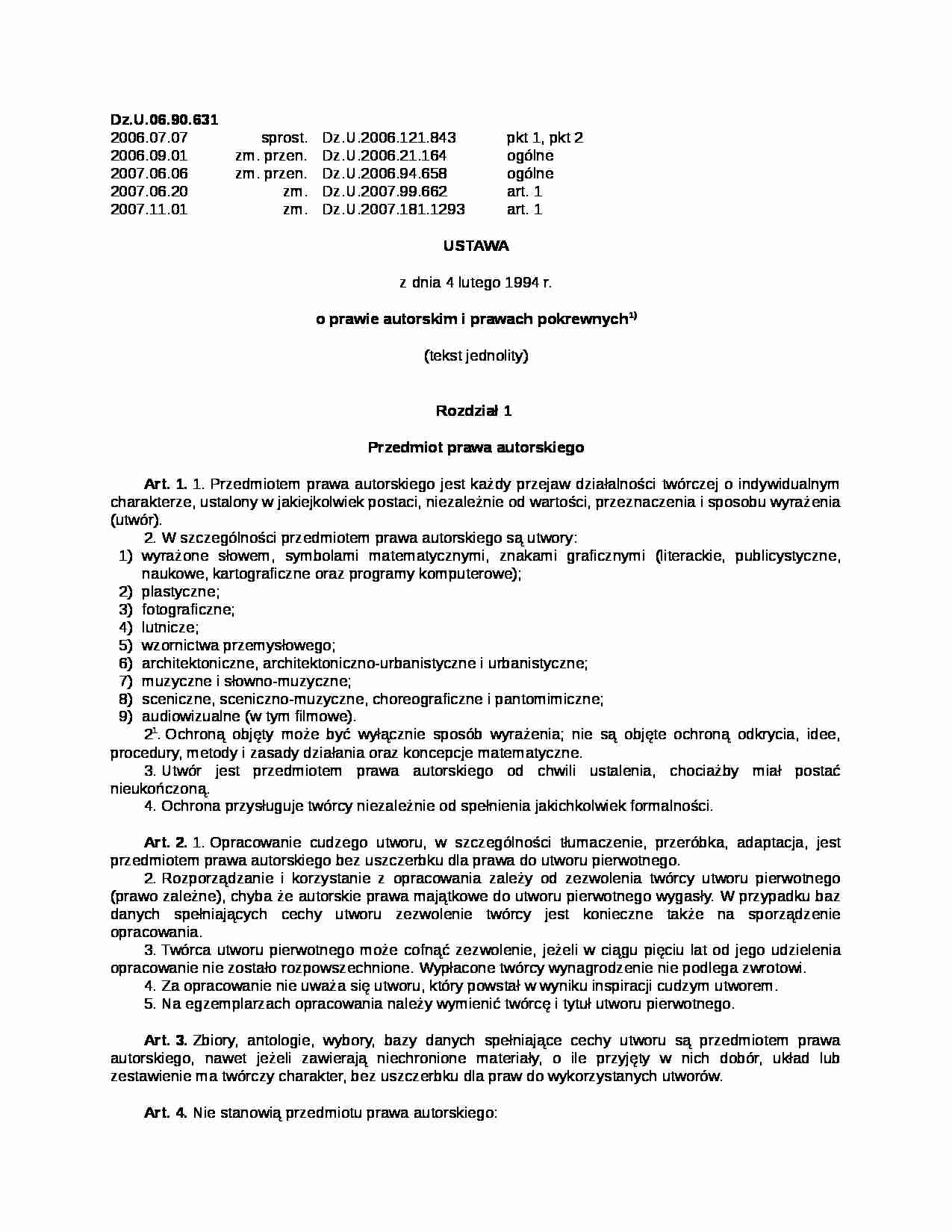 Prawo własności intelektualnej - strona 1