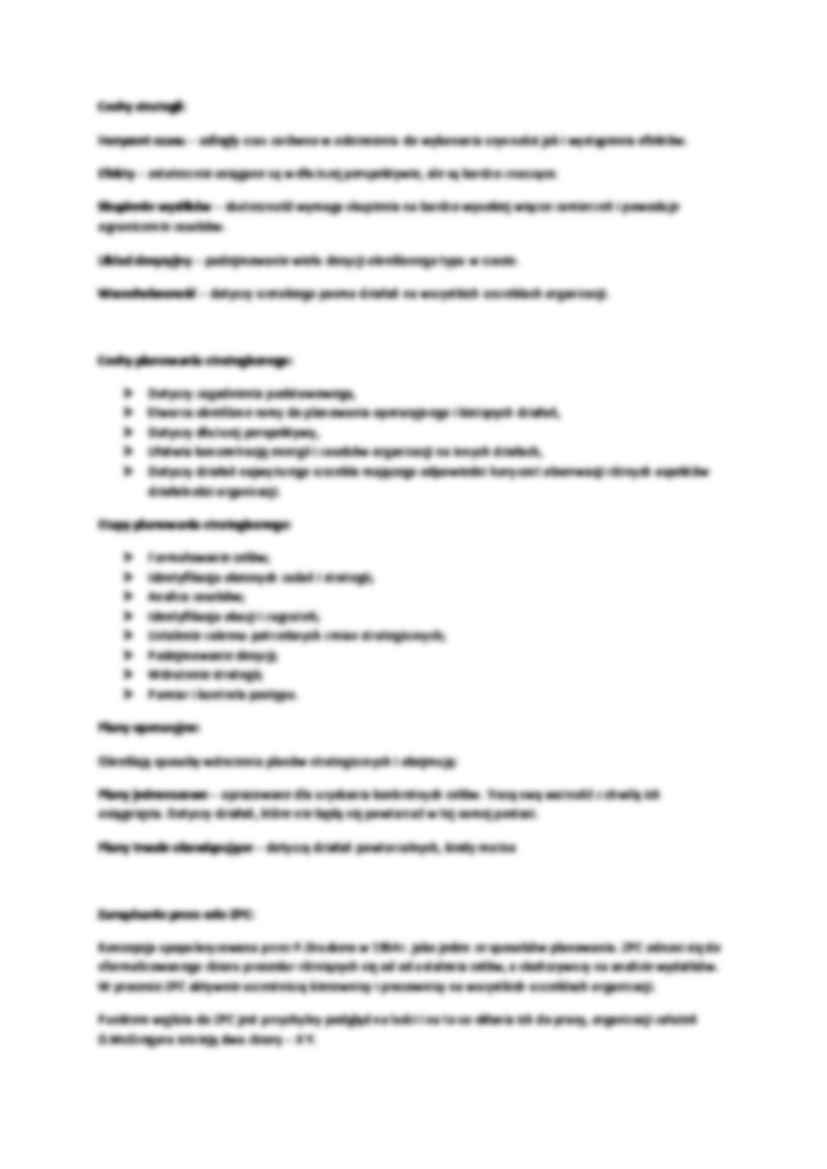 Podstawy zarządzania - planowanie - strona 3