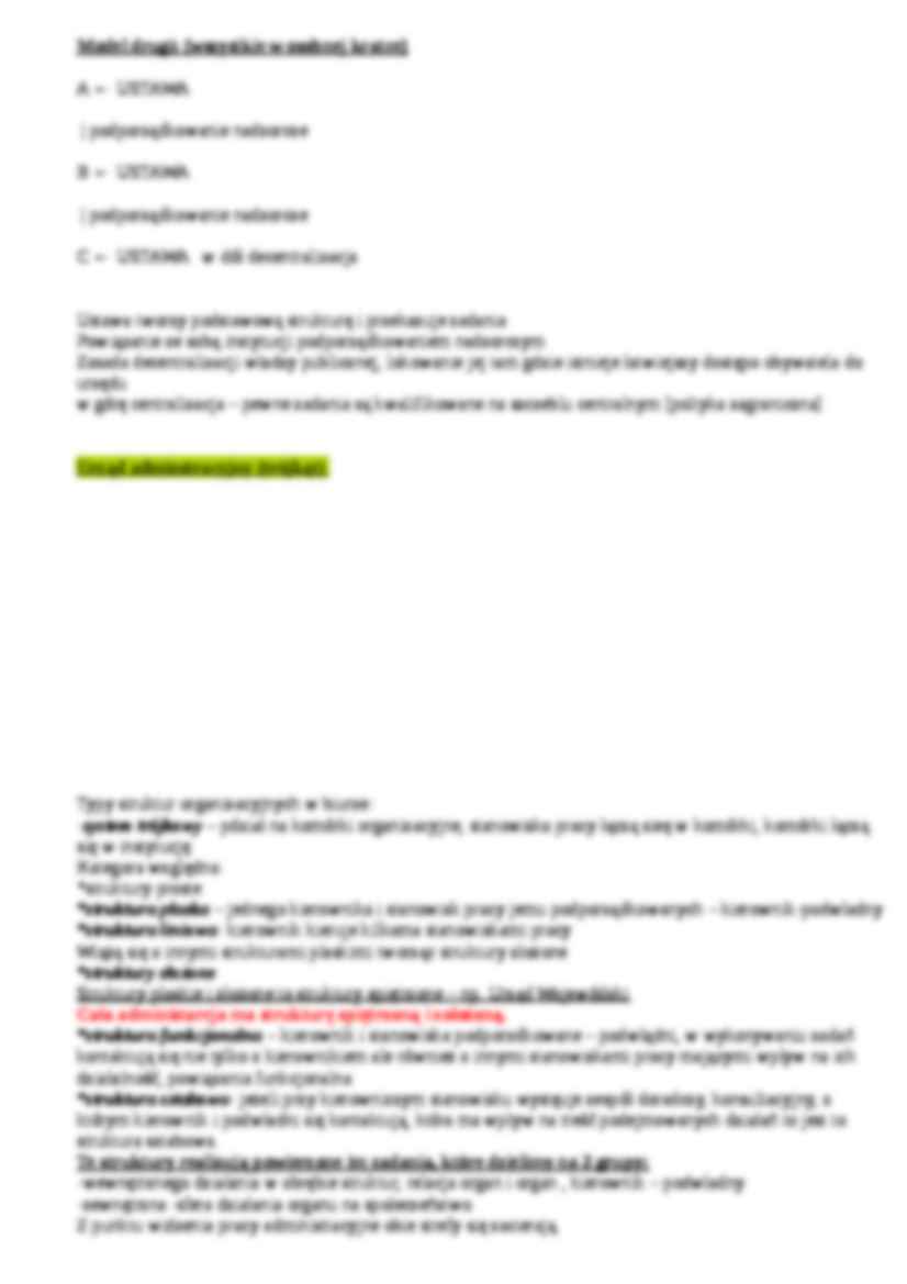 Nauka o administracji - wykład 4 - strona 3