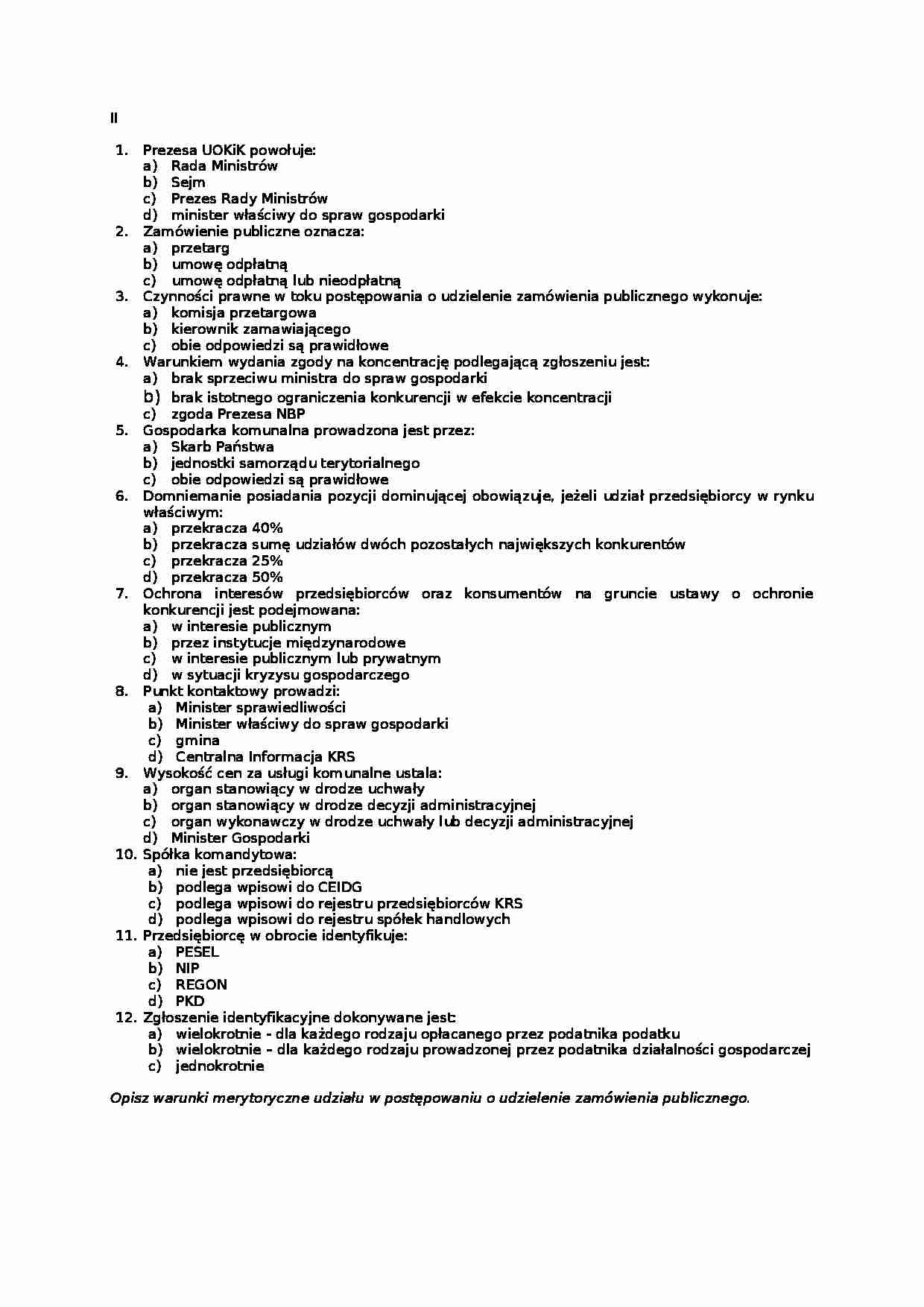 Test UOKIK - strona 1