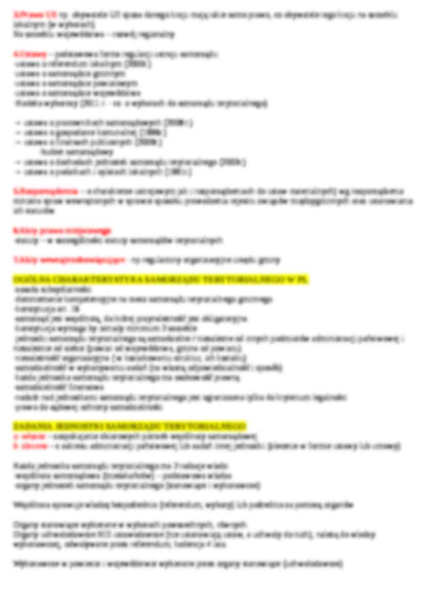 Uatrój samorządu terytorailnego - wykład - strona 2
