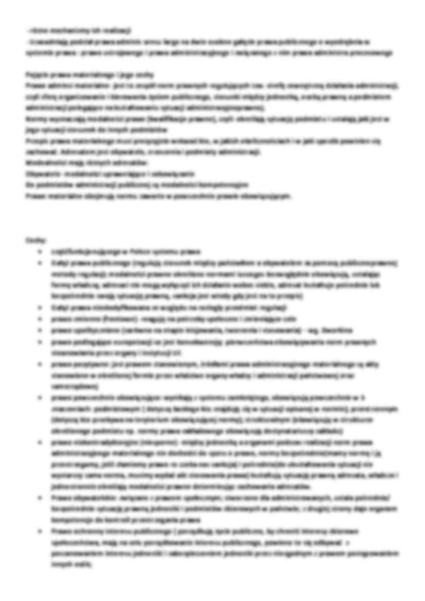 Prawo administracyjne - wykład 2 - strona 2