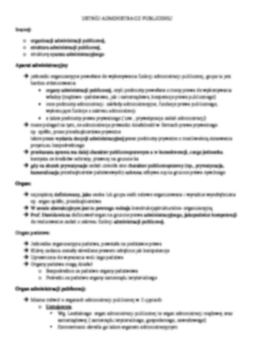 Prawo administracyjne - wykład 7 - strona 2