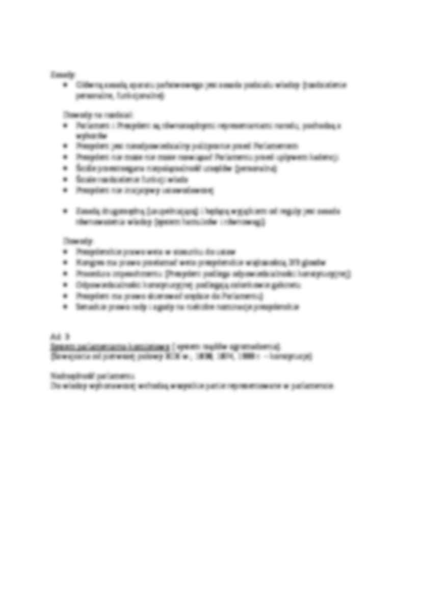 Prawo konstytucyjne - wykład 5 - System kanclerski - strona 2