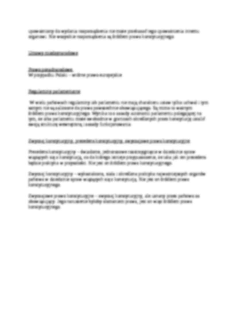 Prawo konstytucyjne - wykład 10 - strona 2