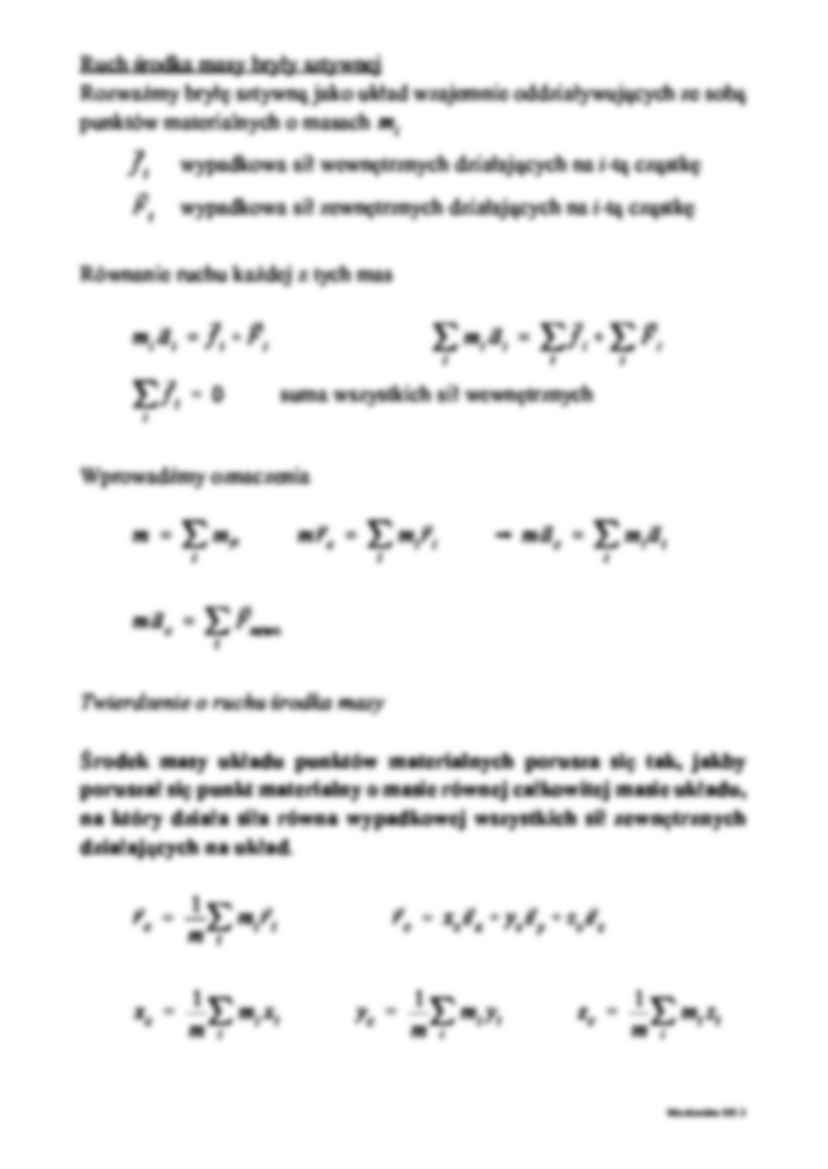 Mechanika bryły sztywnej - strona 3