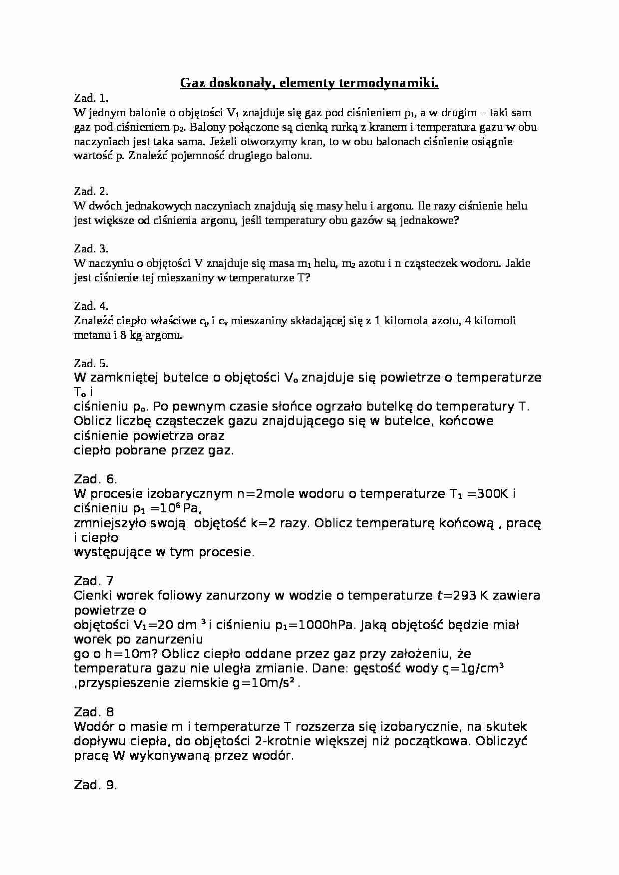 Gaz doskonały - Rozprężanie - strona 1