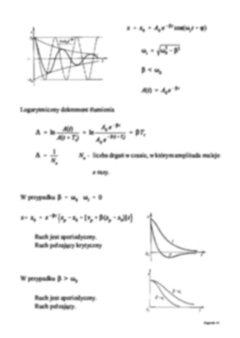 Drgania tłumione - współczynnik - strona 3