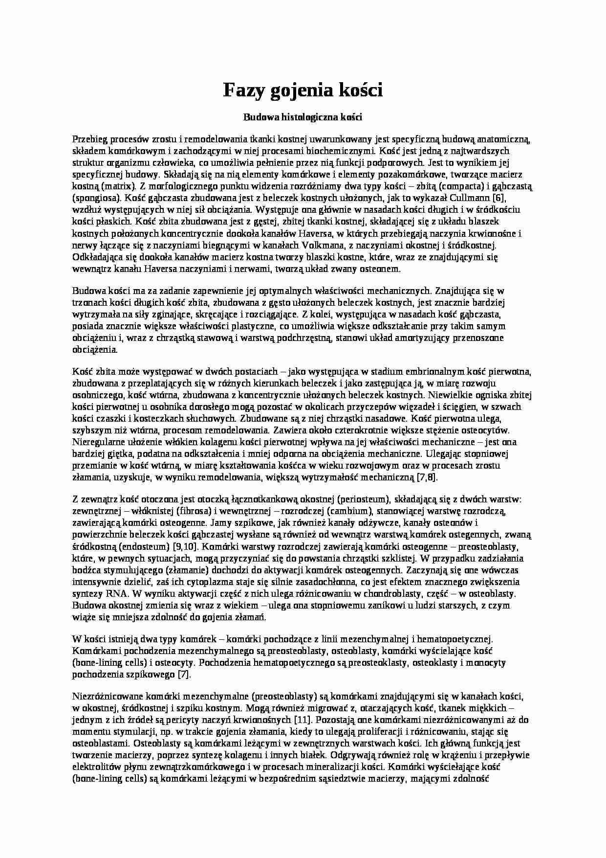 osteologia-fazy gojenia kości - strona 1