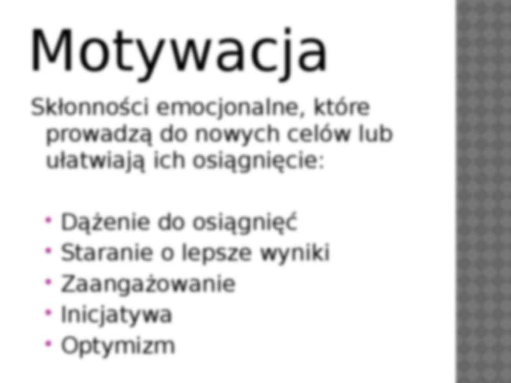 Motywacja - Dążenie do osiągnięć - strona 2