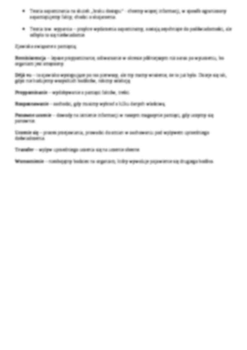 Pamięć - Przechowywanie informacji - strona 2