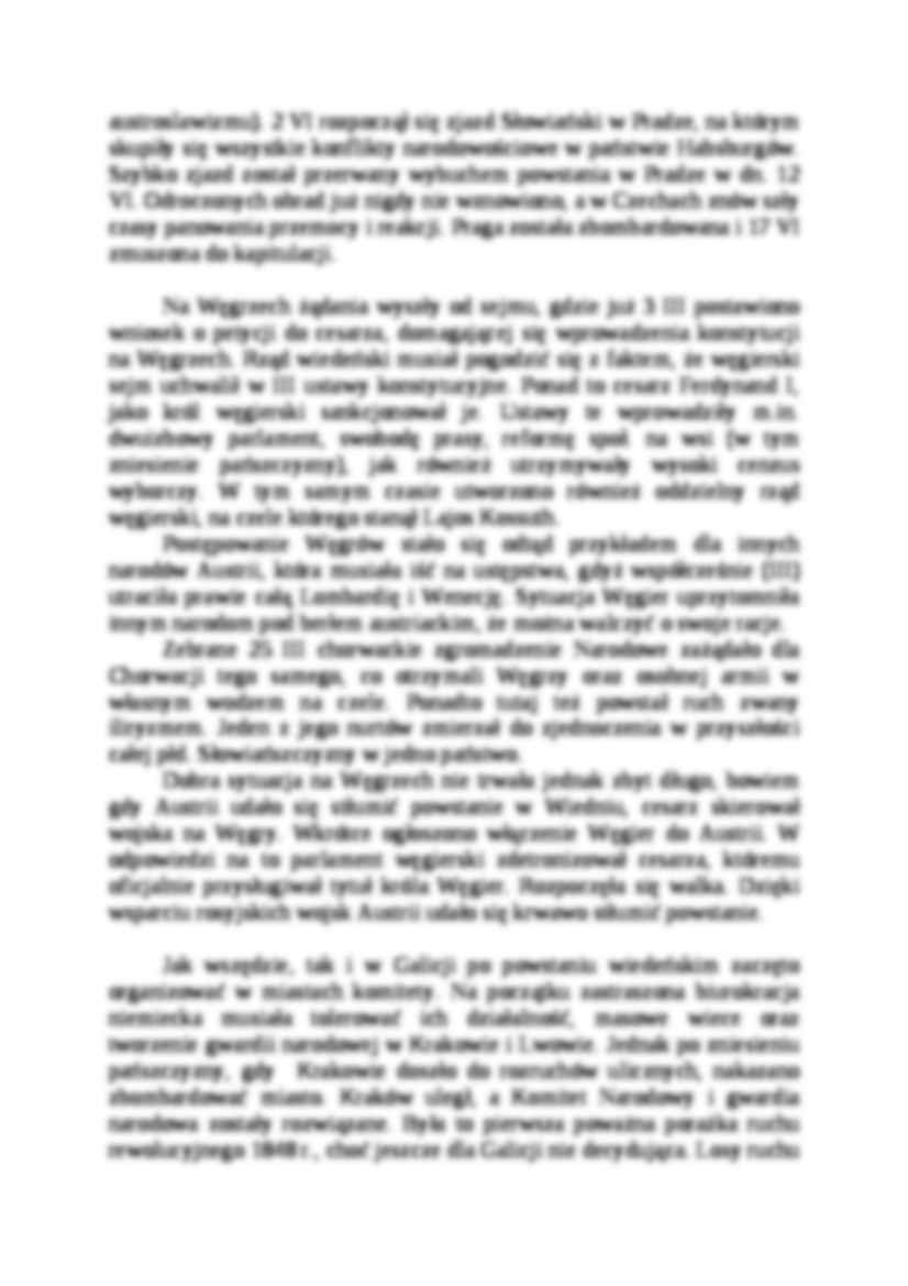  Cesarstwo Austriackie  - omówienie  - strona 2