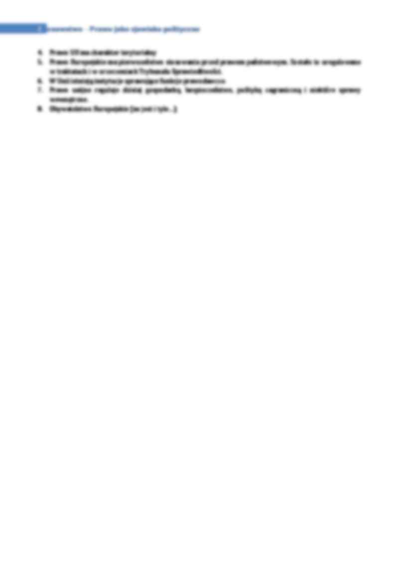 Prawo jako zjawisko polityczne - omówienie  - strona 2