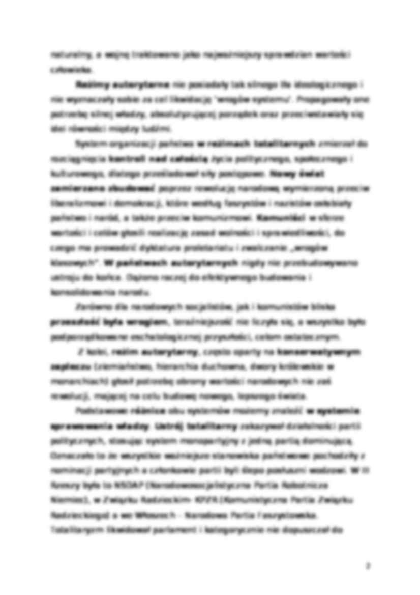 totalitaryzmy i autorytaryzmy - omówienie  - strona 2