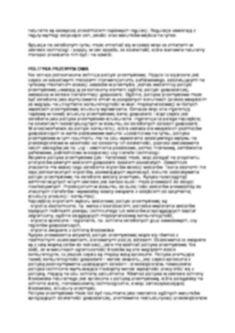 Polityka ochrony konkurencji i polityka przemysłowa - omówienie - strona 3