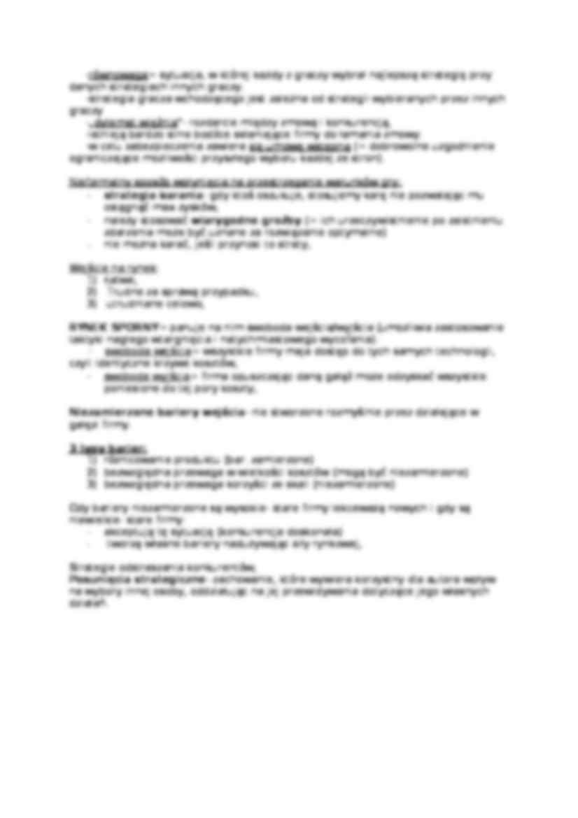 Struktura rynku i konkurencja niedoskonała - omówienie  - strona 3