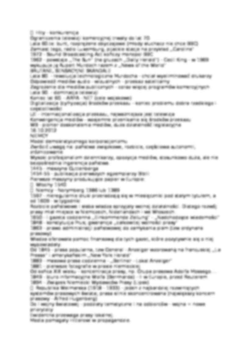 Systemy Medialne - wykład -  narodziny mediów brytyjskich - strona 3