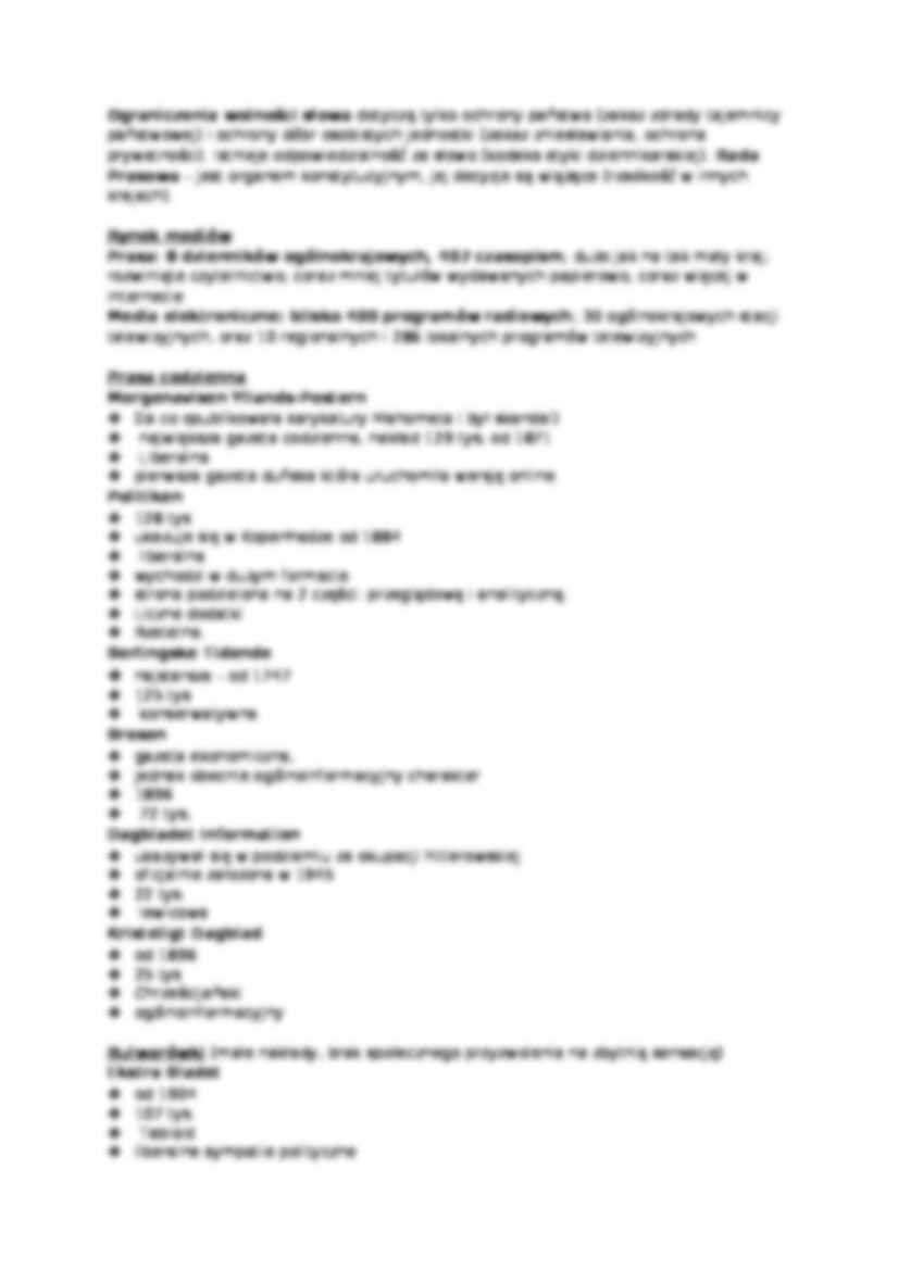 Systemy medialne w UE - Niemcy - omówienie  - strona 3