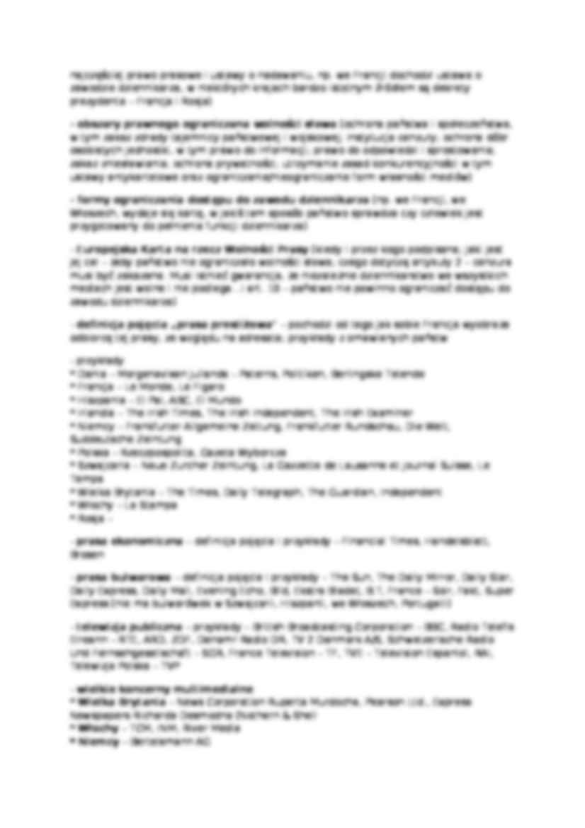 Systemy Polityczne w UE - Zagadnienia - strona 2