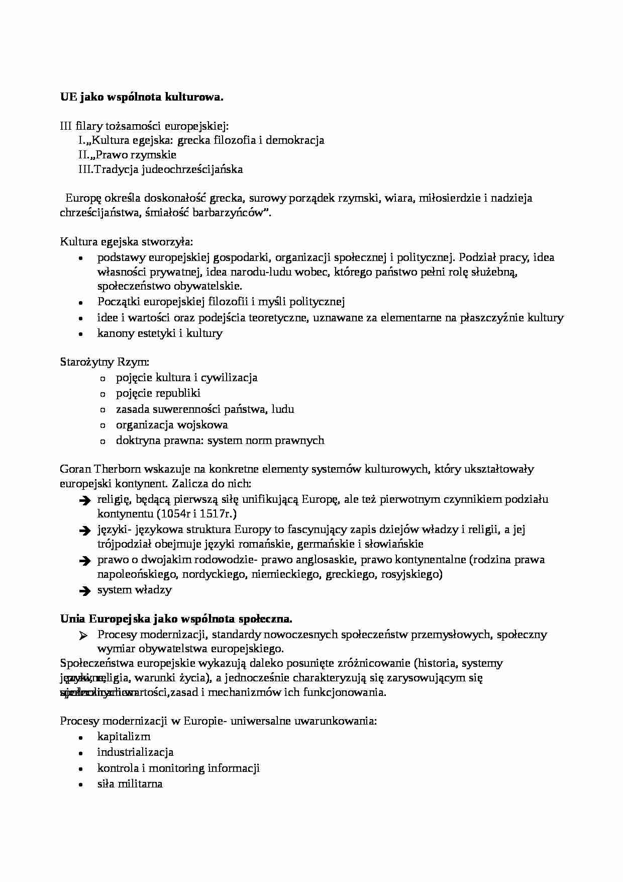 Instytucje UE- wykład - wprowadzenie - strona 1