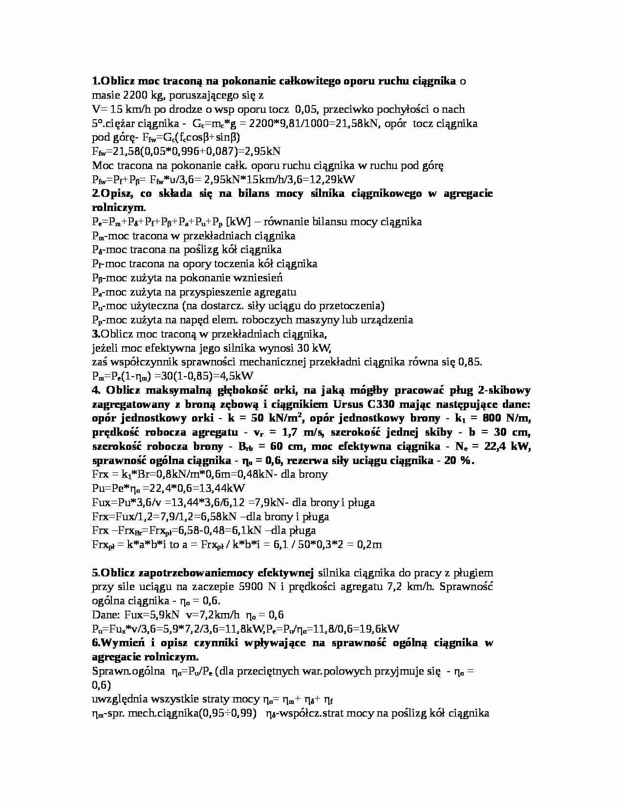 Maszyny rolnicze zadania - strona 1